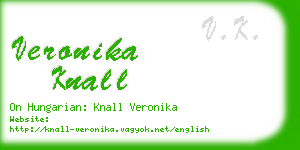 veronika knall business card